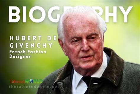 givenchy founder net worth|hubert james taffin de givenchy.